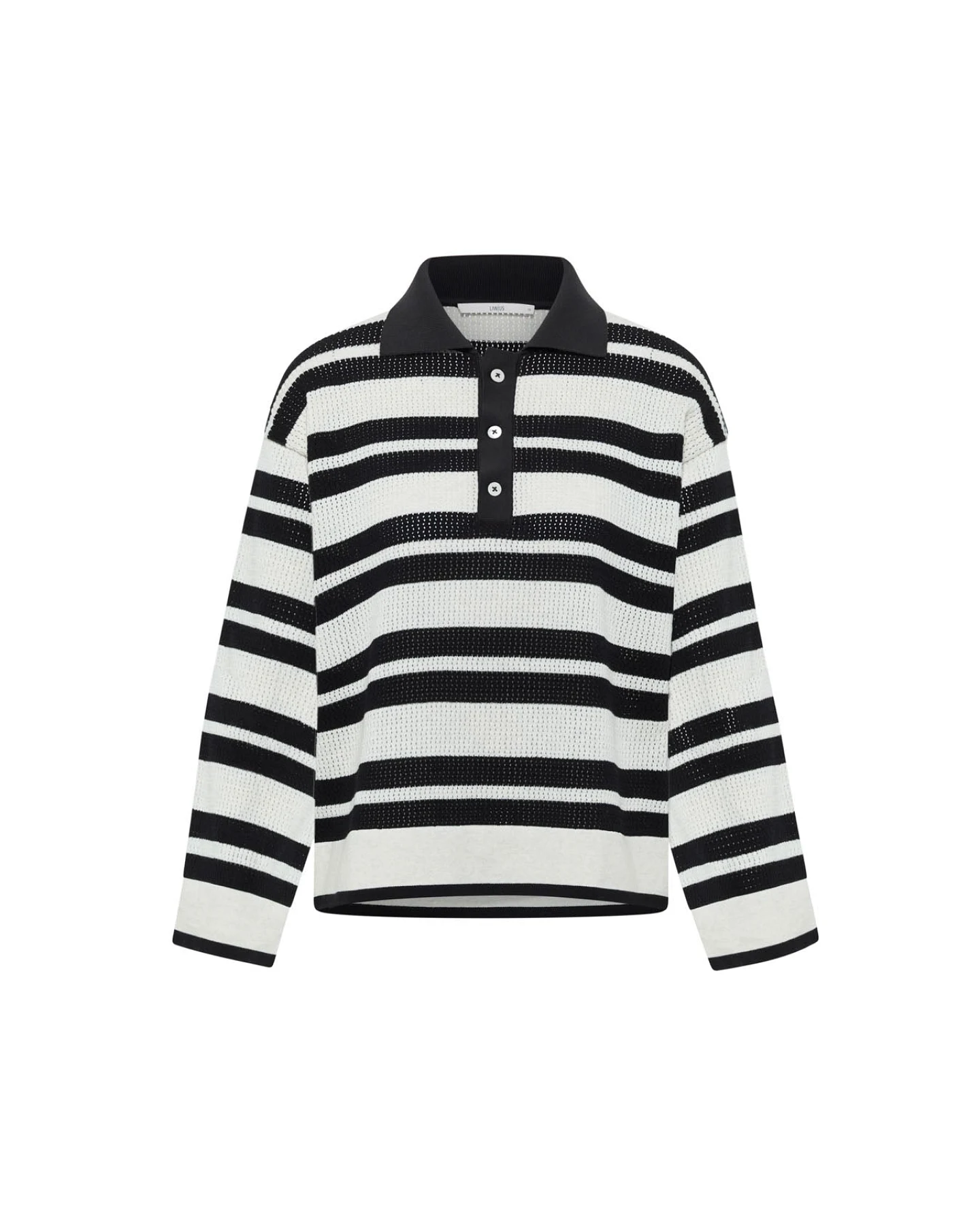 Pullover mit Polo-Kragen (GOTS) – Ansicht 5