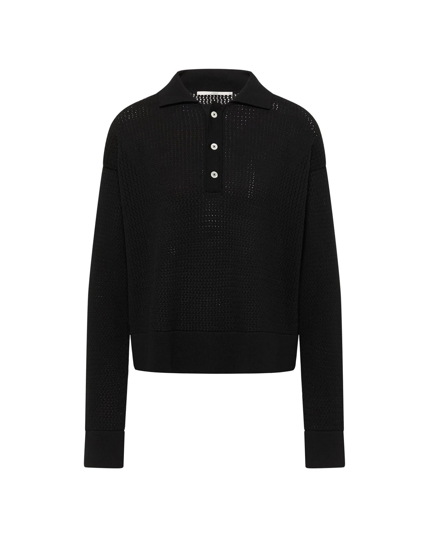 Pullover mit Polo-Kragen (GOTS) – Ansicht 5
