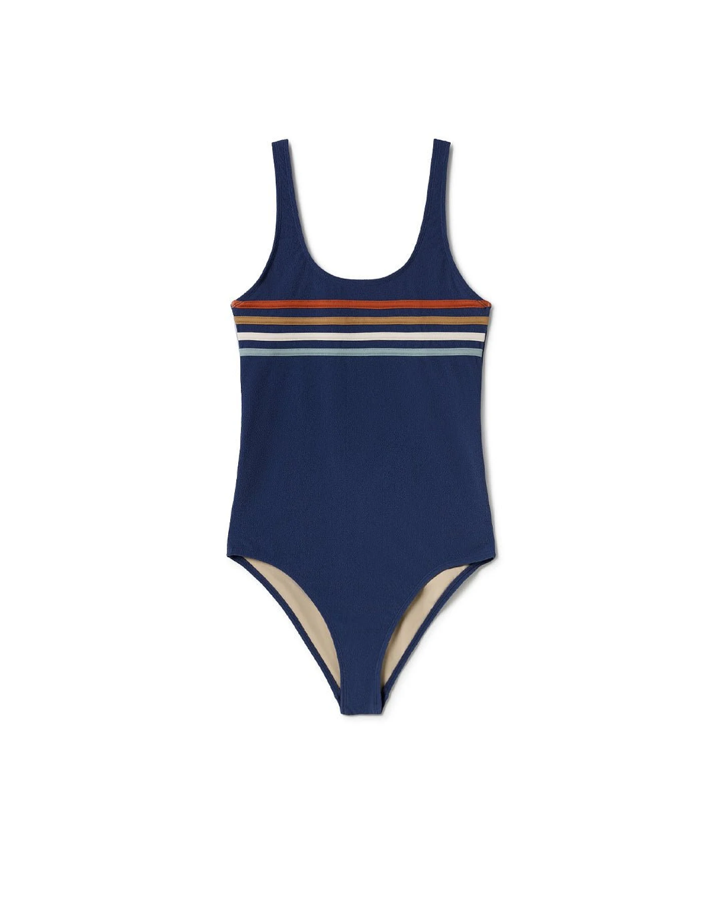 TWOTHIRDS Damen vegan Badeanzug Remire Blau – Ansicht 2