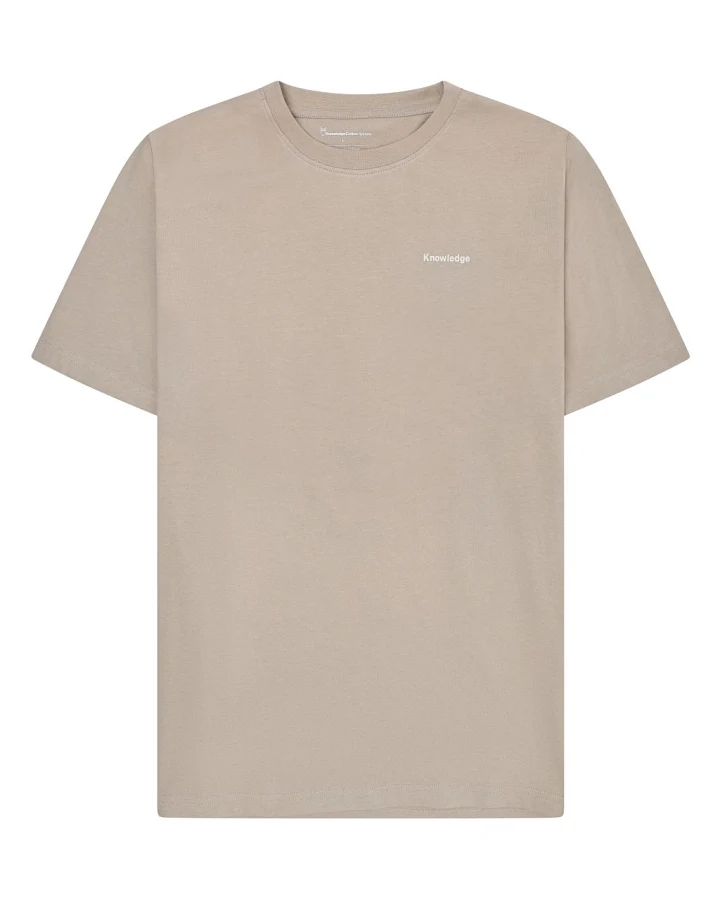 Back Print T-Shirt Light Feather Grey L
