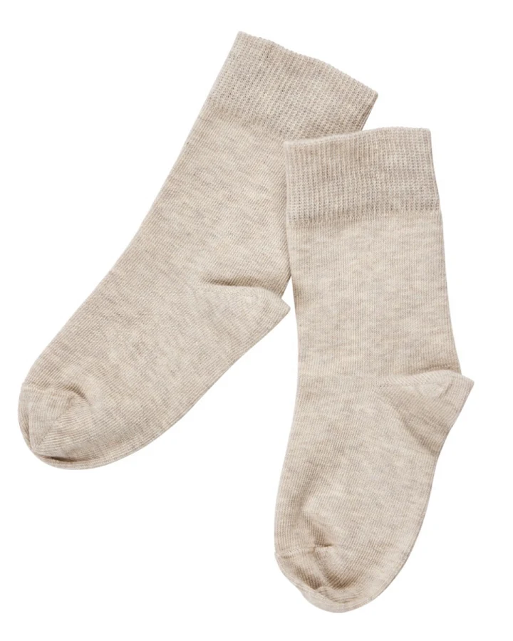 Kinder Socken beige-melange Gr.5-6