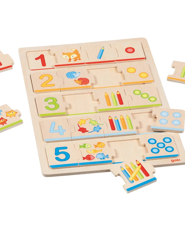 goki - Puzzle "Lerne zählen"
