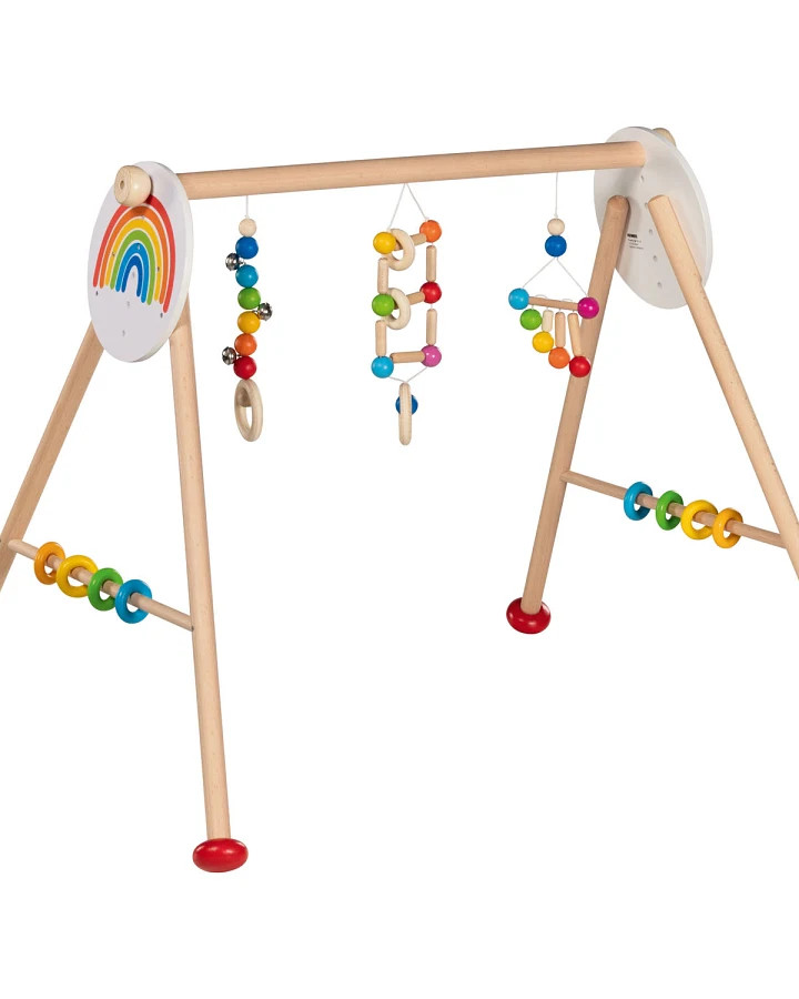 goki baby - Spieltrapez Holz "Regenbogen" bunt