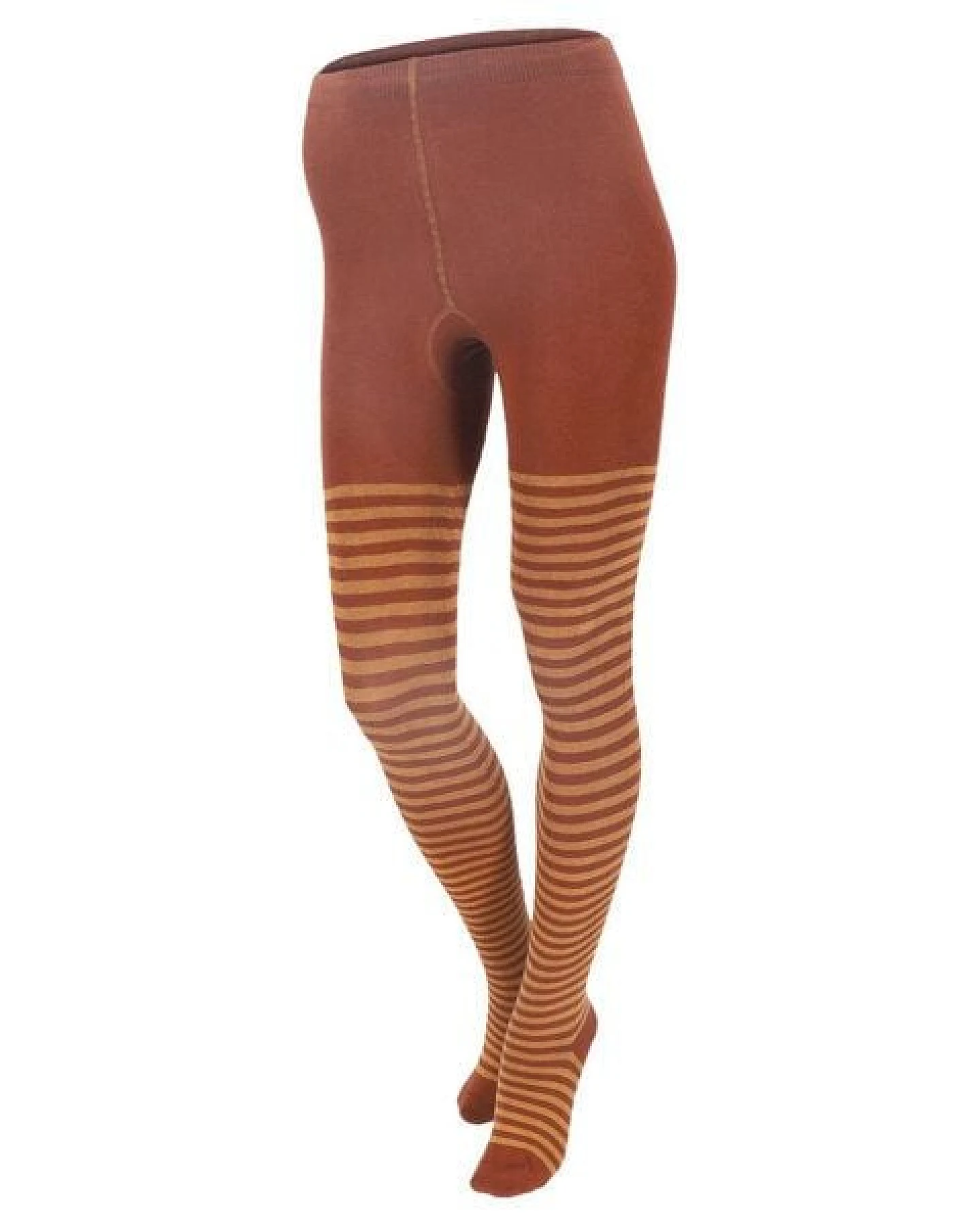 grödo Damen Strumpfhose Ringel Baumwolle (Bio) Elasthan – Ansicht 2