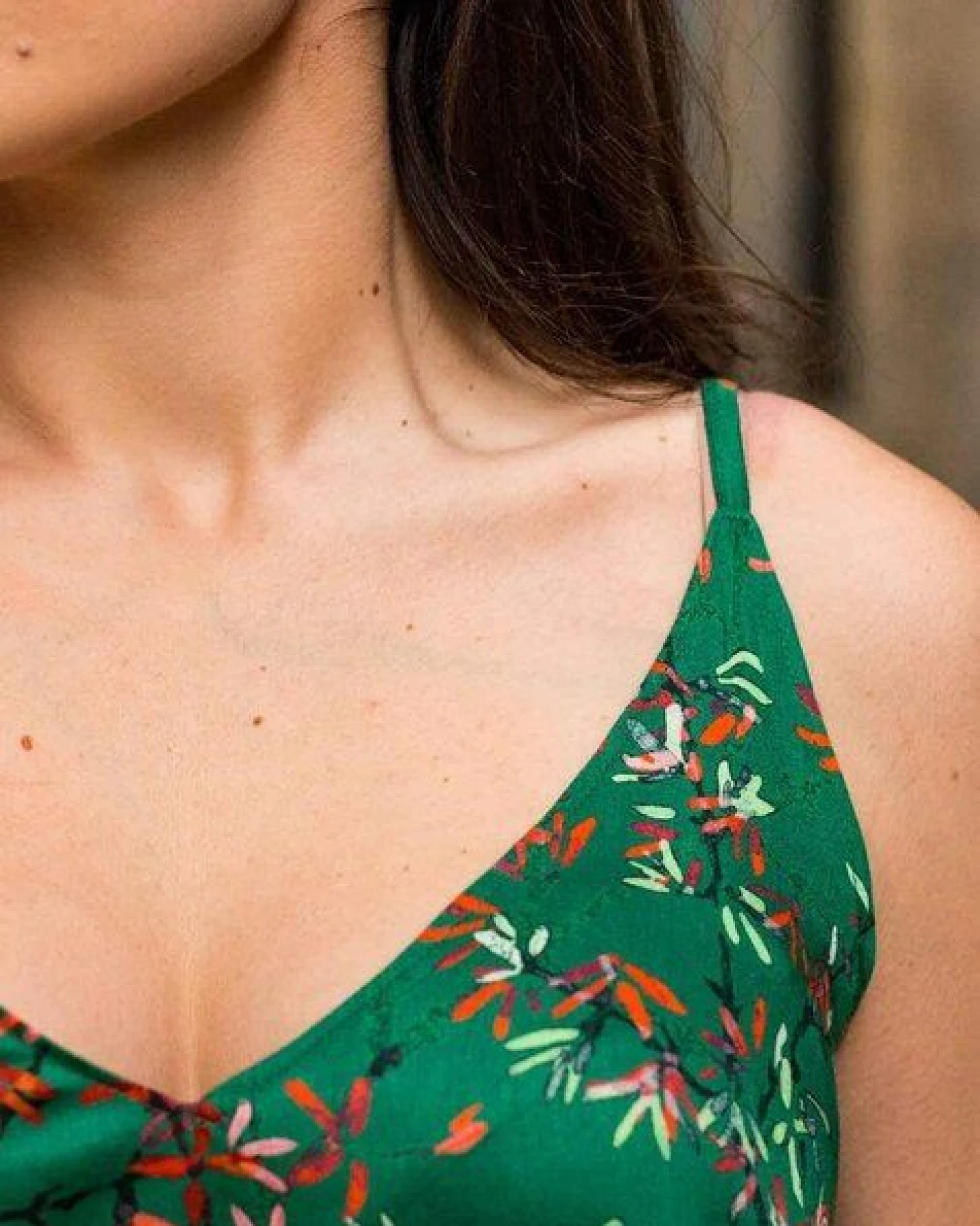Aatise Zuvy Spaghettiträger Tank Top bedruckt 100% Ecovero – Ansicht 2
