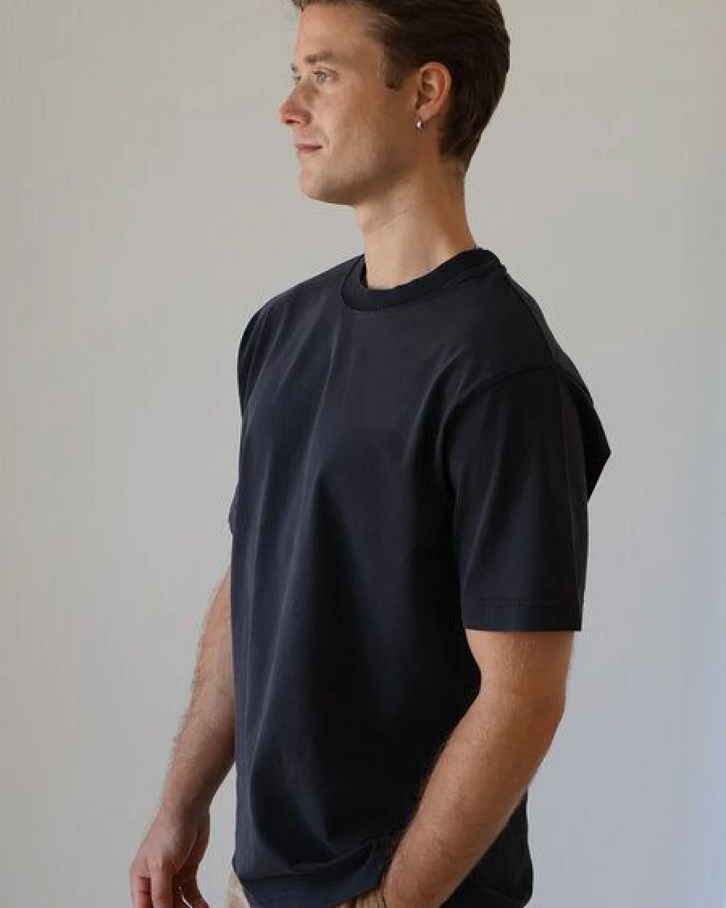 Hochwertiges Vintage Oversize Shirt 100% Biobaumwolle / Kultgut – Ansicht 2