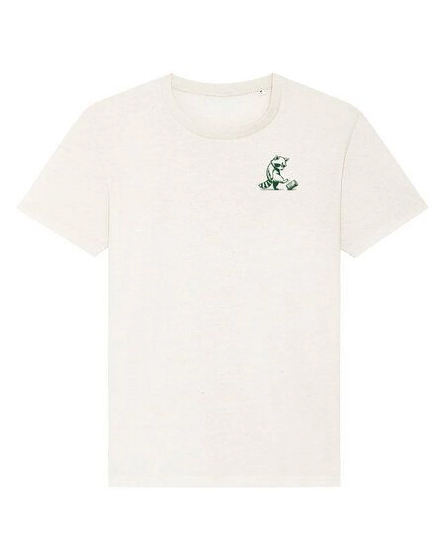 Kultgut Klassik- Shirt - Recycelte Biobaumwolle naturbelassen/ Not Now – Ansicht 3