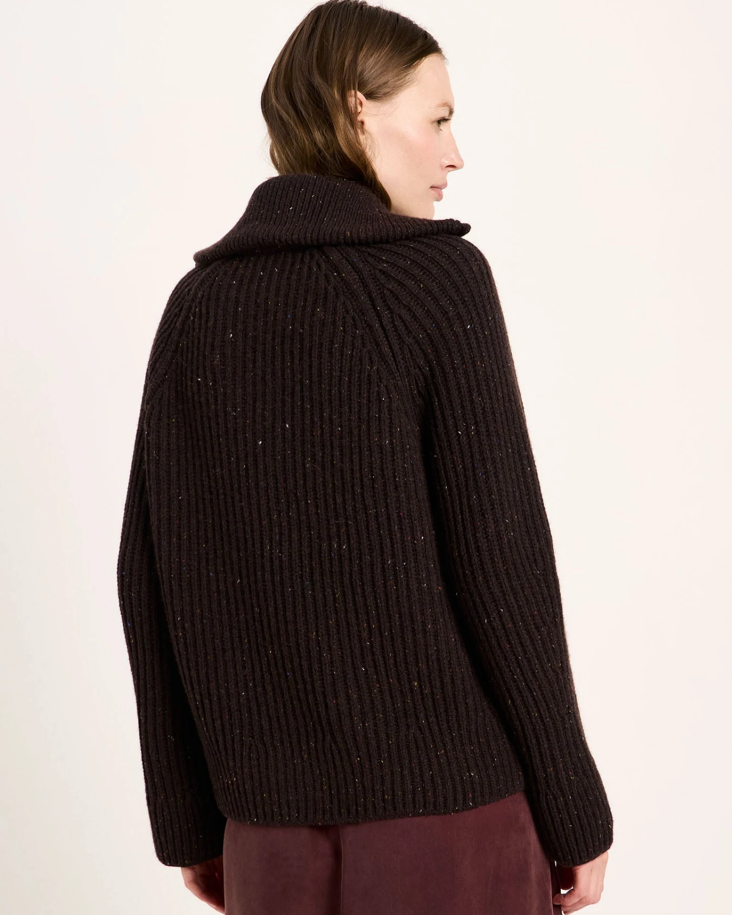 Strickjacke in Rippoptik (GOTS) – Ansicht 4