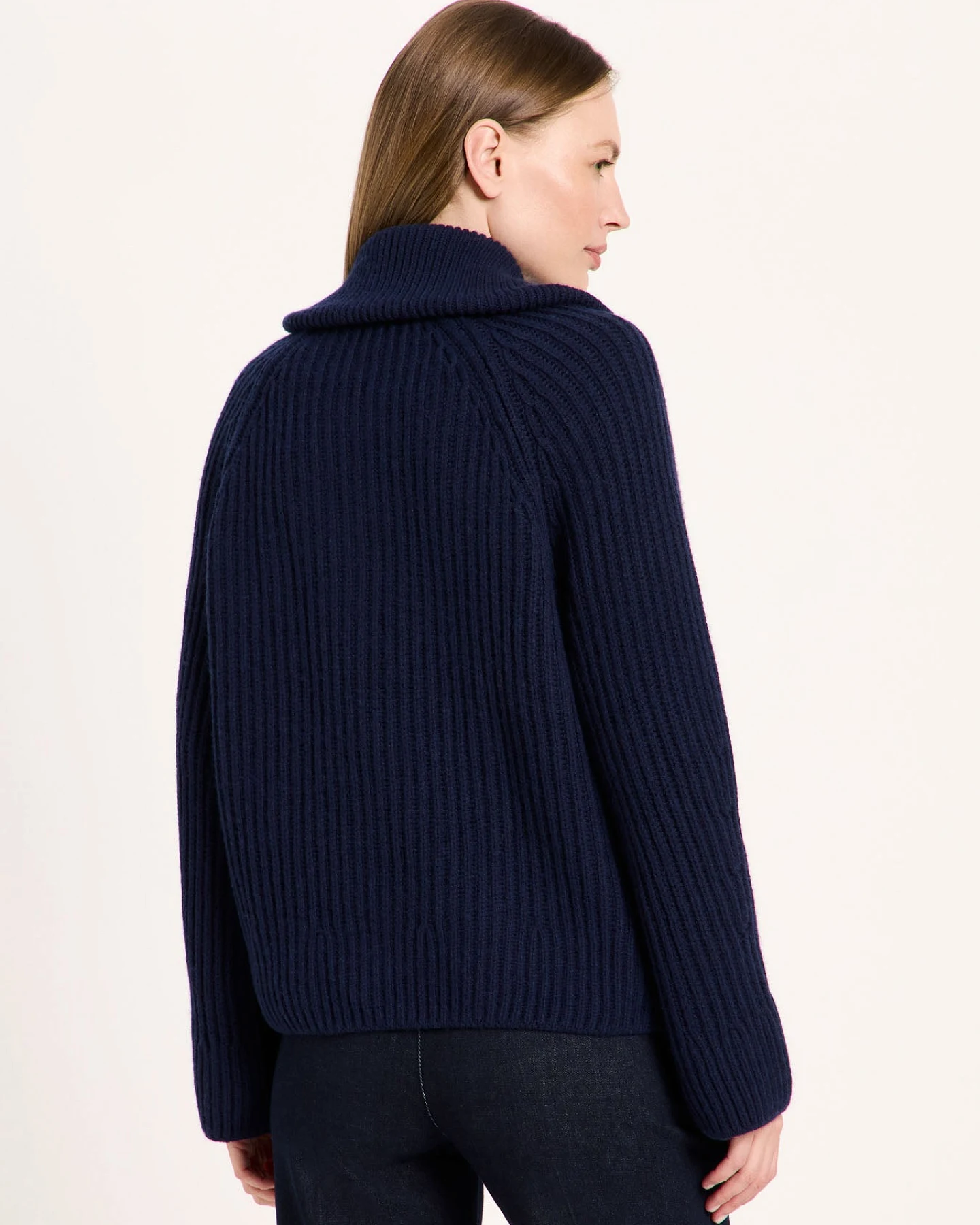 Strickjacke in Rippoptik (GOTS) – Ansicht 4