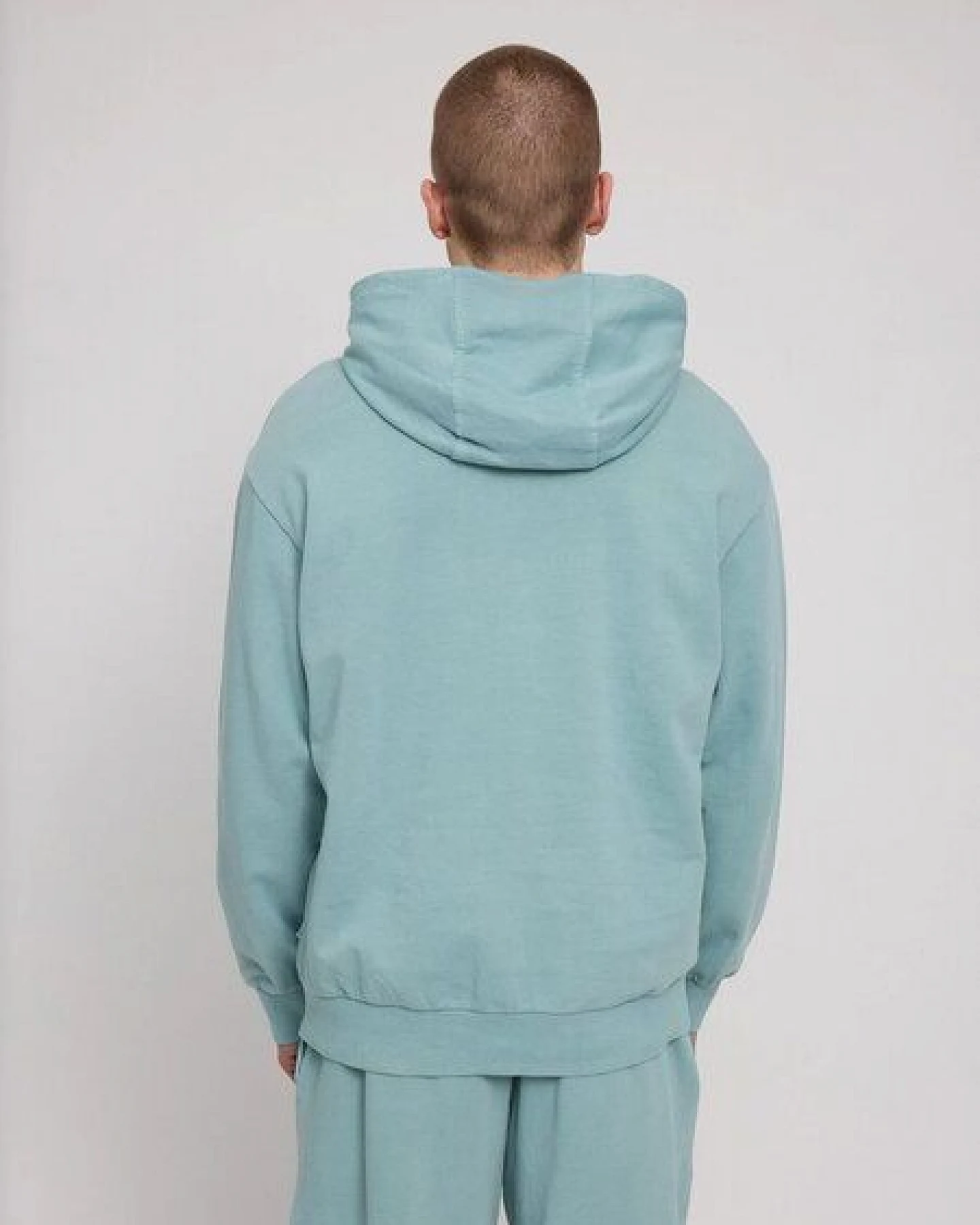 Mazine Genderless Hoody Natural Dye - aus Bio-Baumwolle – Ansicht 2