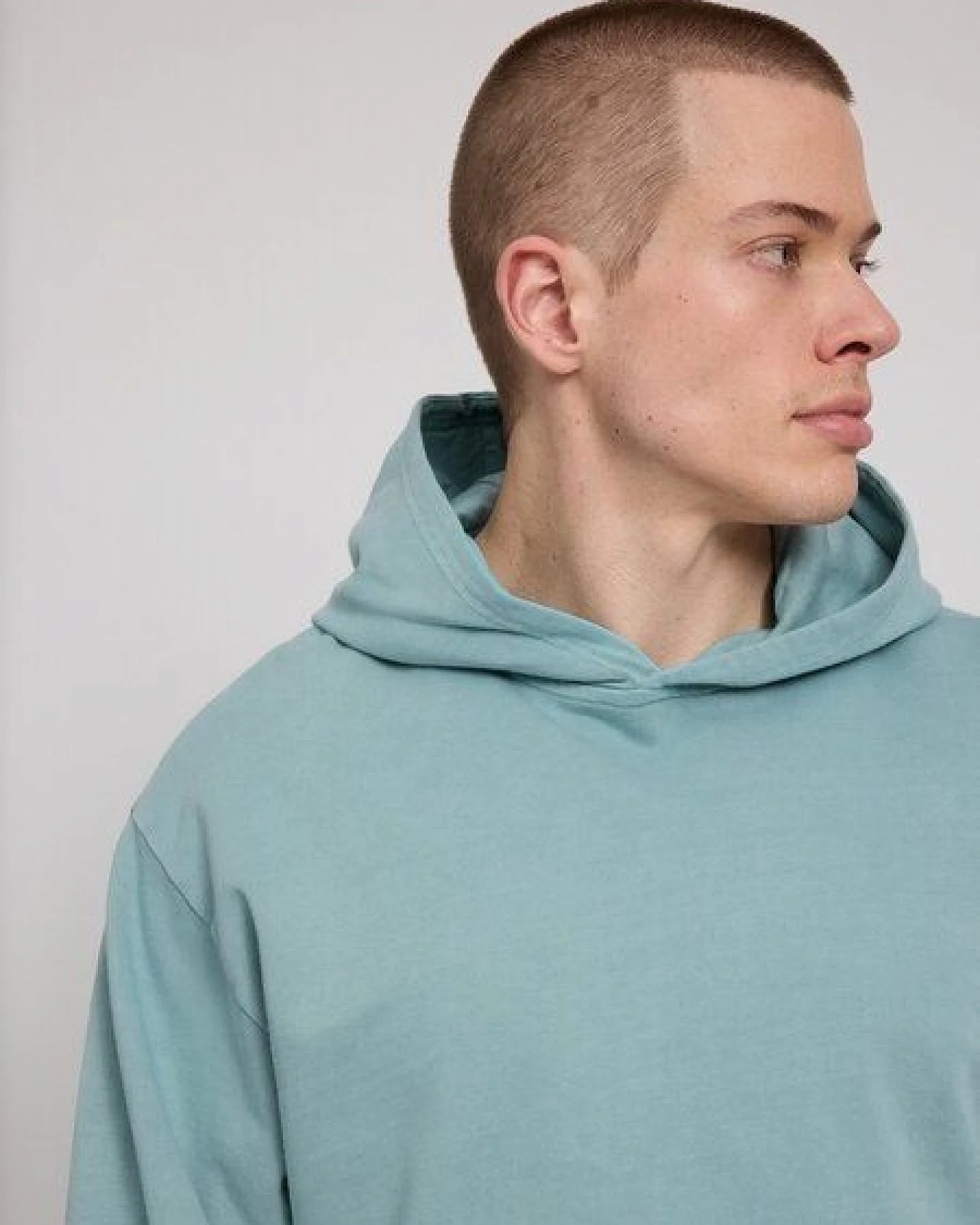 Mazine Genderless Hoody Natural Dye - aus Bio-Baumwolle – Ansicht 3