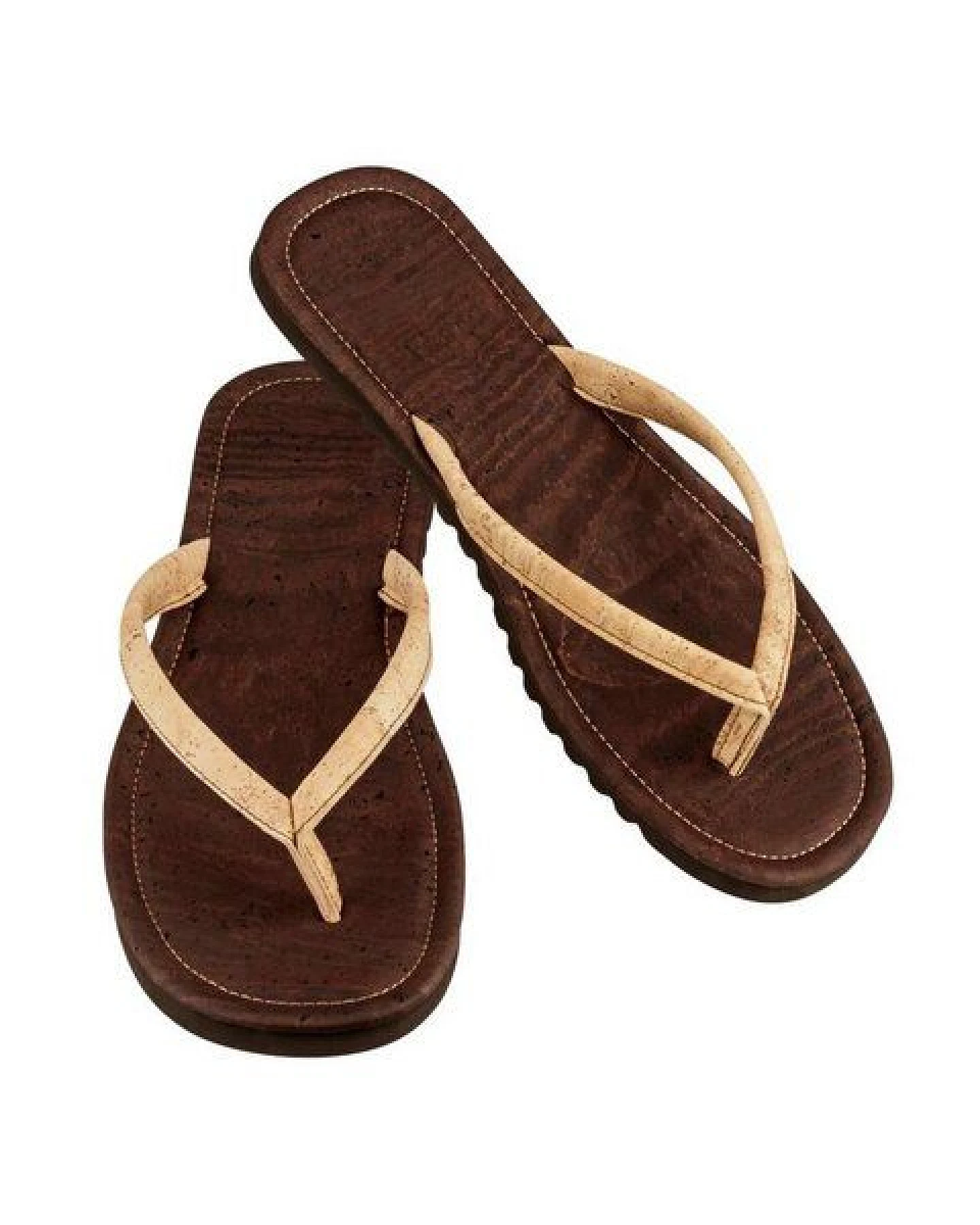 Kork-Deko Flip Flops für Herren – Ansicht 2