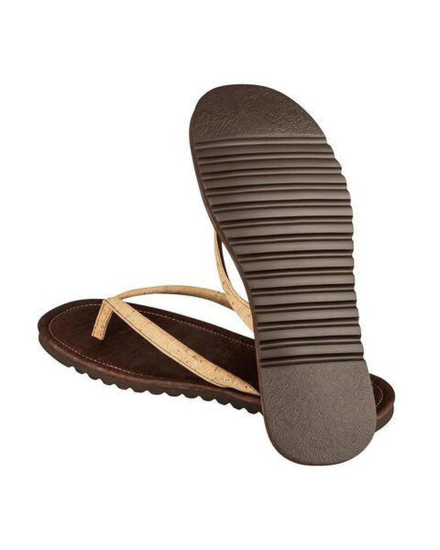 Kork-Deko Flip Flops für Herren – Ansicht 3