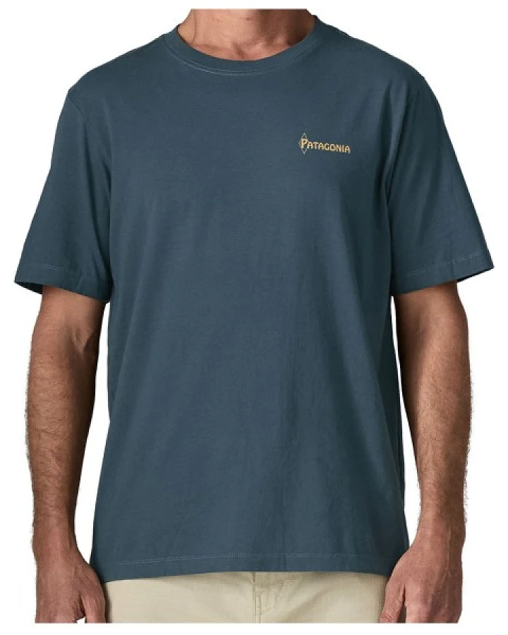 Patagonia - Water People Banner T-Shirt - T-Shirt Gr L blau