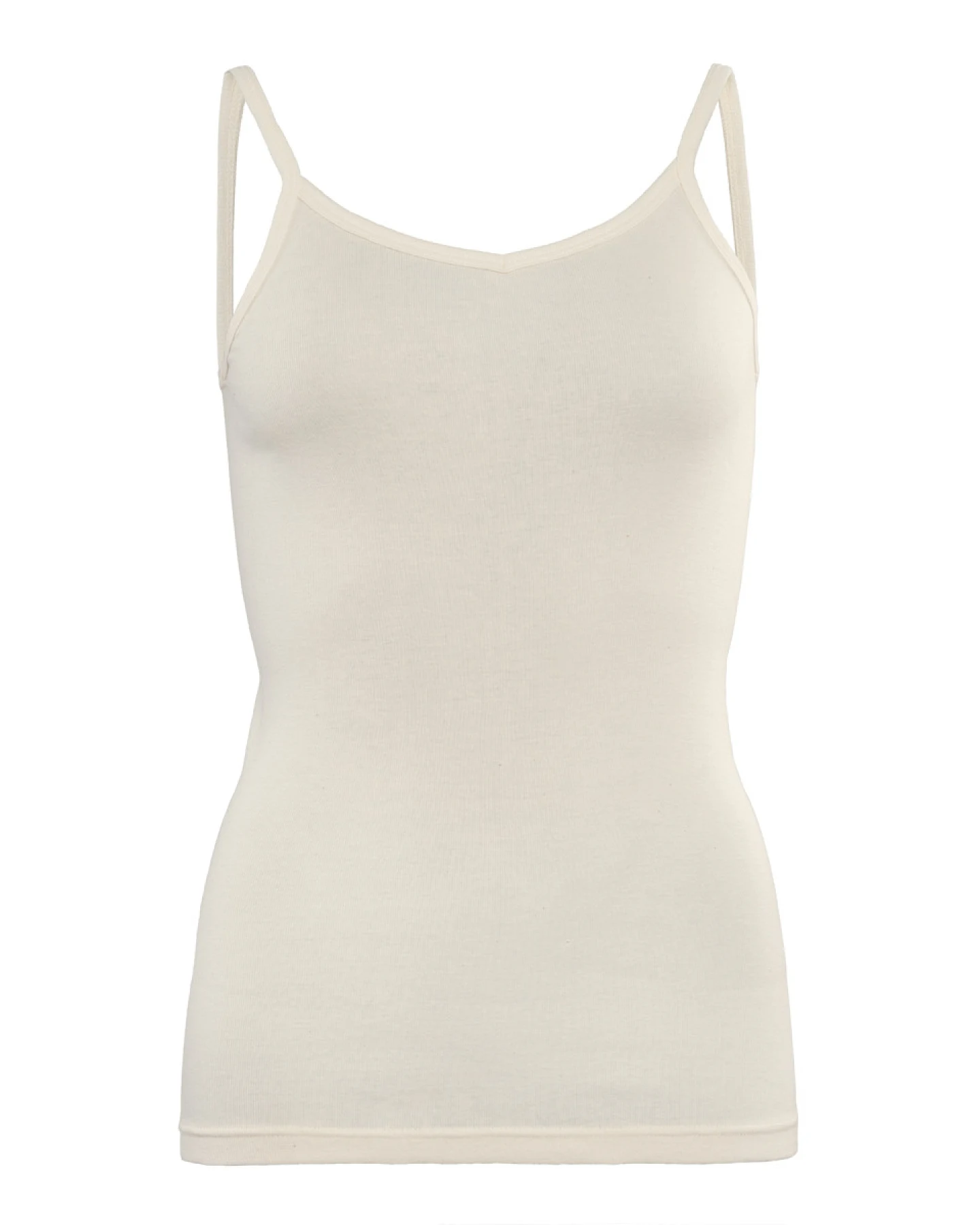 Damen Spaghettiträger-Top Beige – Ansicht 2