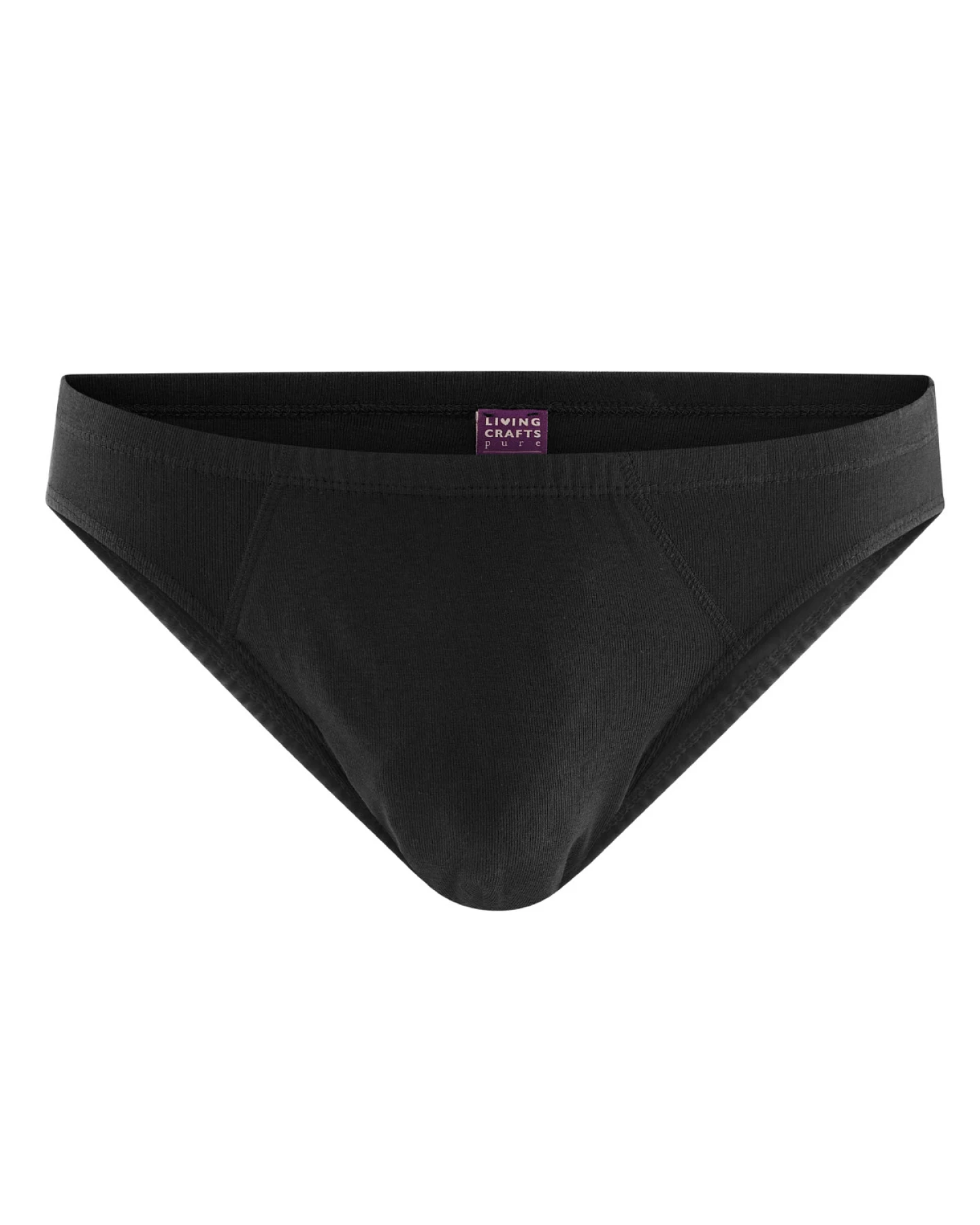 Herren Slip Schwarz – Ansicht 2