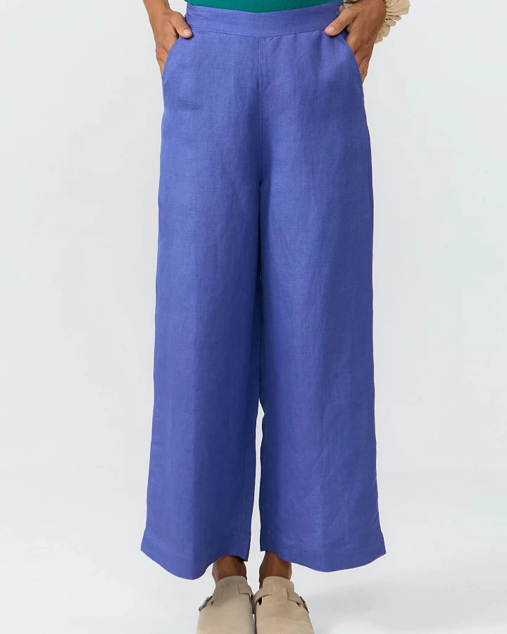 SUITE13LAB Damen vegan Hose Hatta Mid Blue