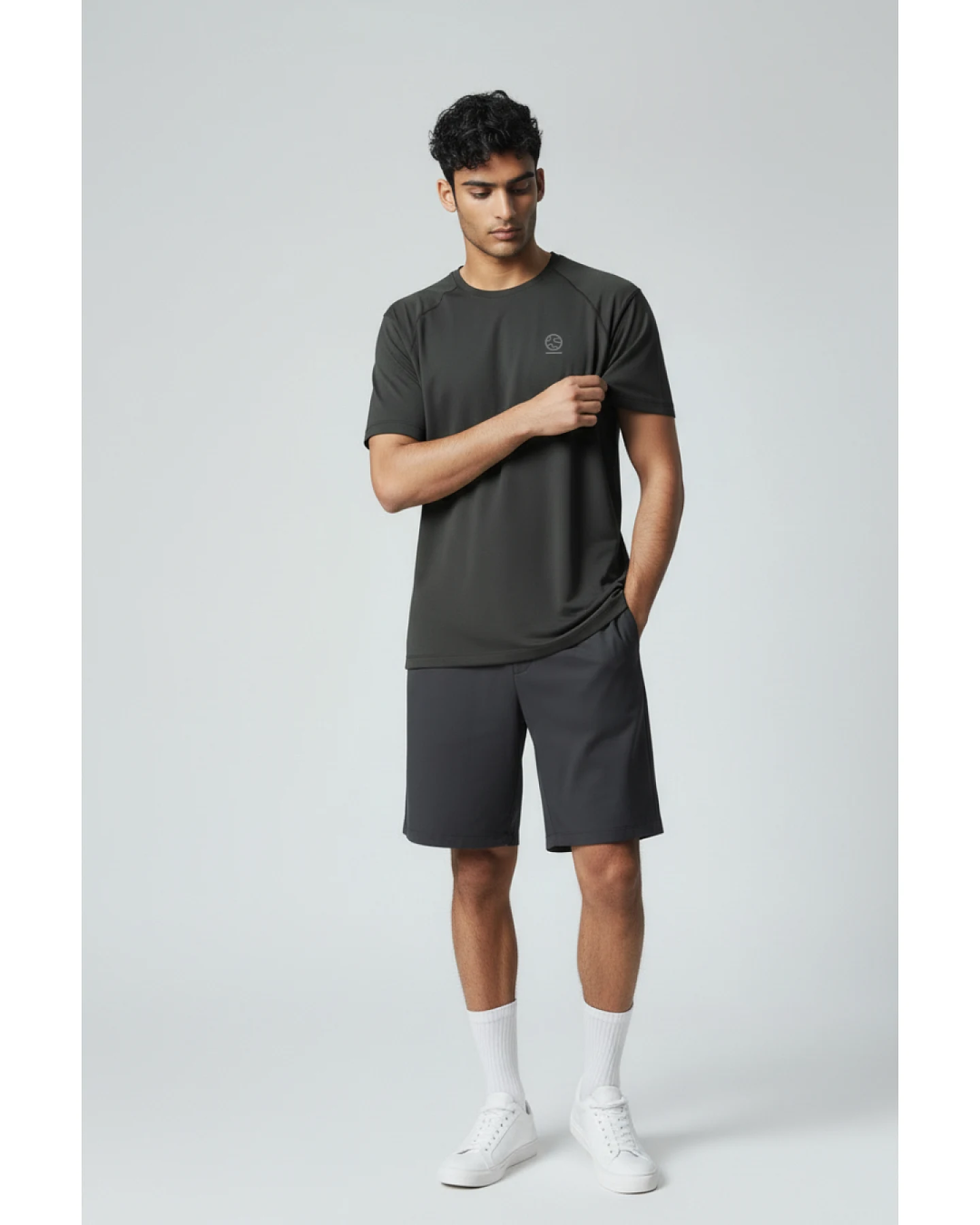 Underscored Herren vegan T-Shirt Holmwood Jet Black – Ansicht 2