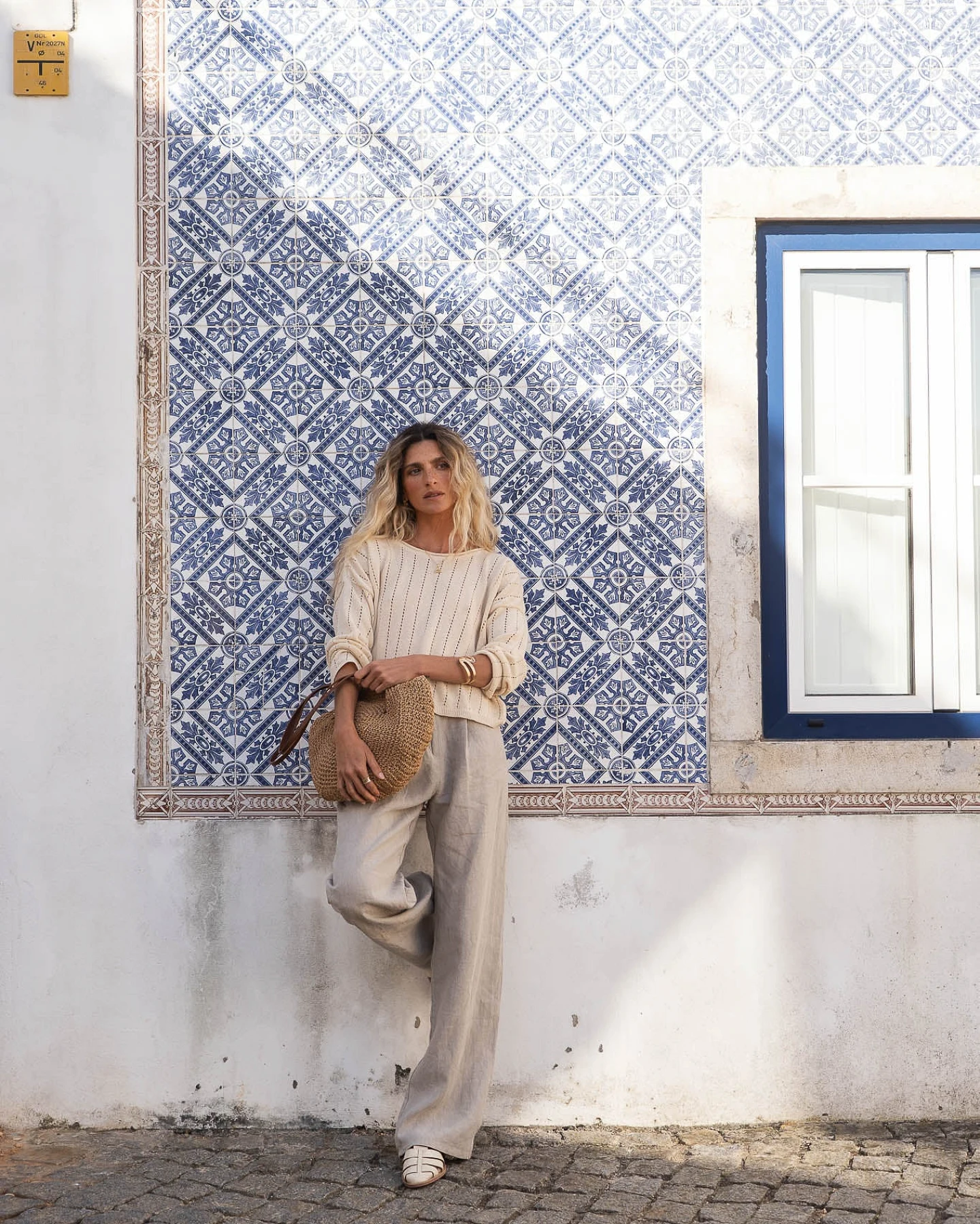 Näz Damen vegan Pullover Sofie Beige – Ansicht 2