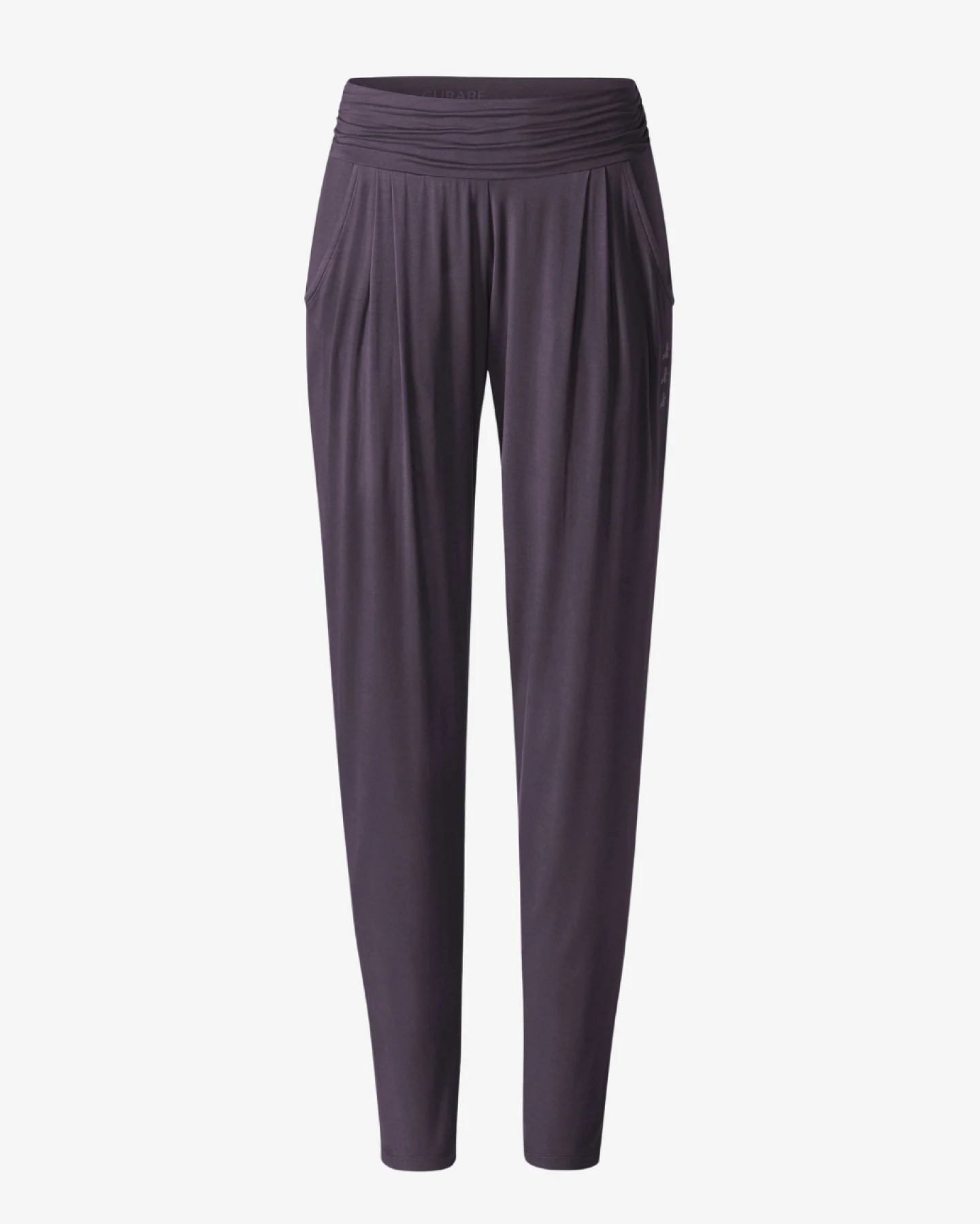 Curare Long Pants Relaxed - Dark Aubergine S – Ansicht 5