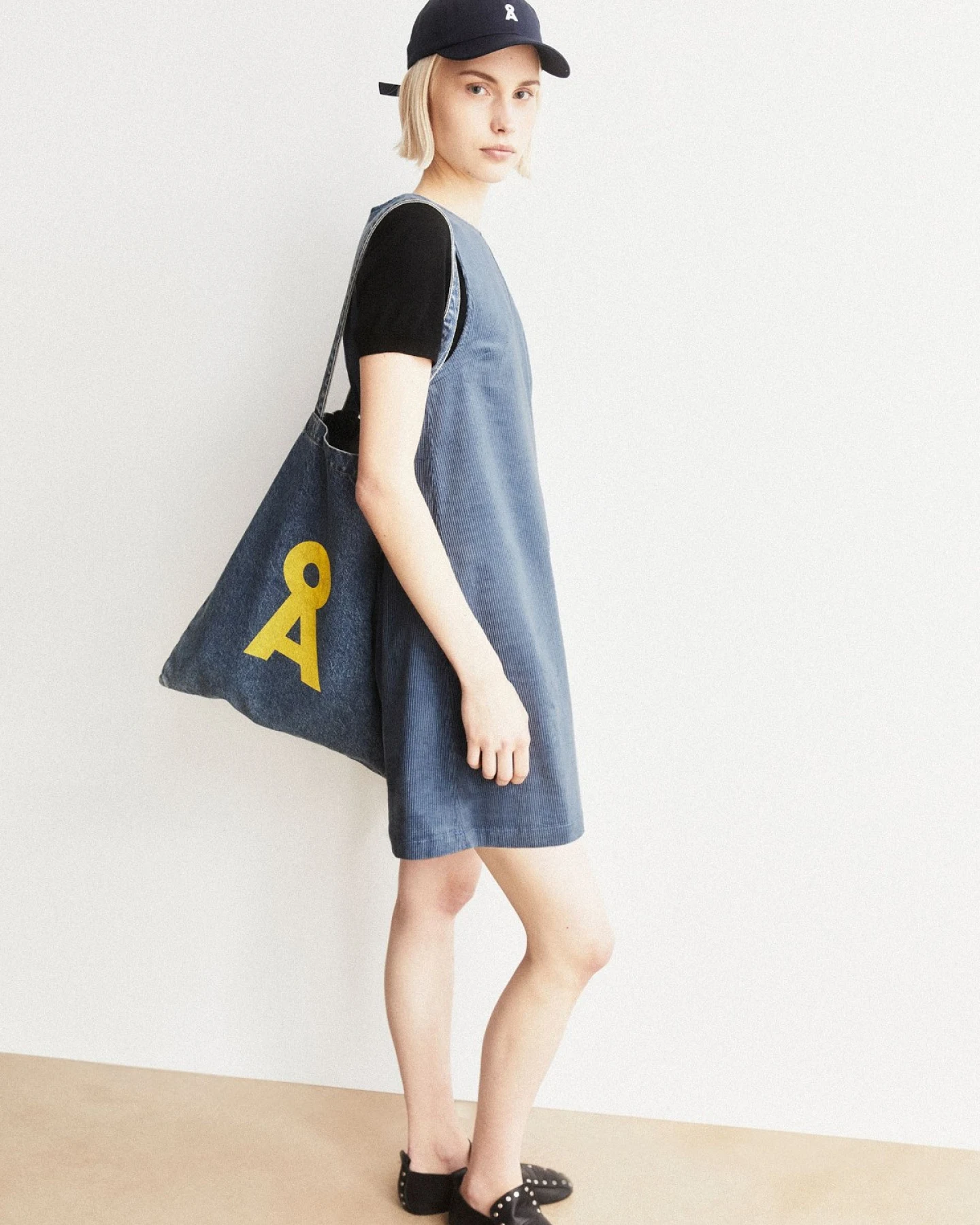 Kleid Corduroy R-neck Mini – Ansicht 5