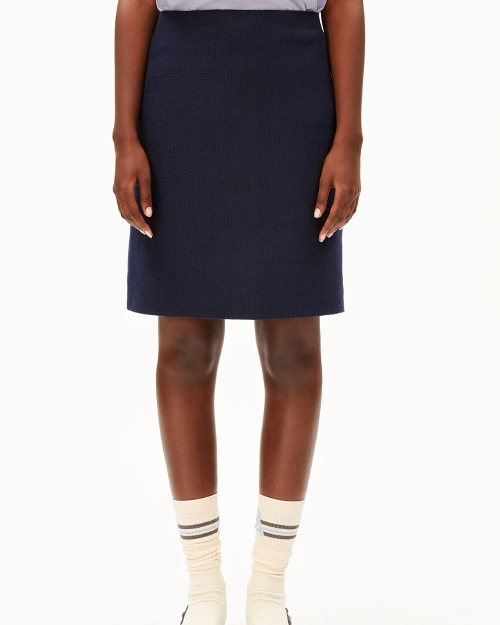 Produktseite: Rock Compact Knit Dunkelblau