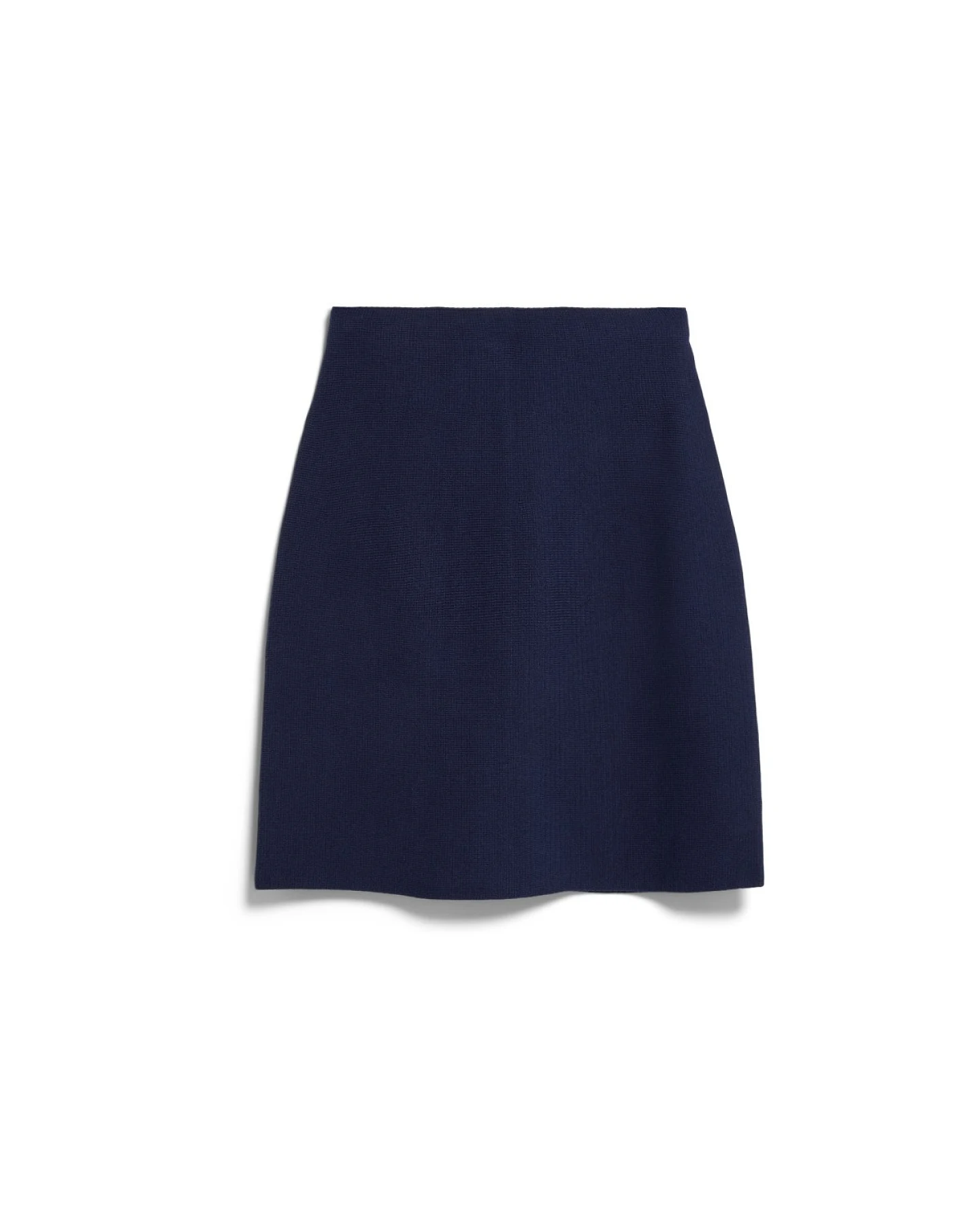 Rock Compact Knit Dunkelblau – Ansicht 5