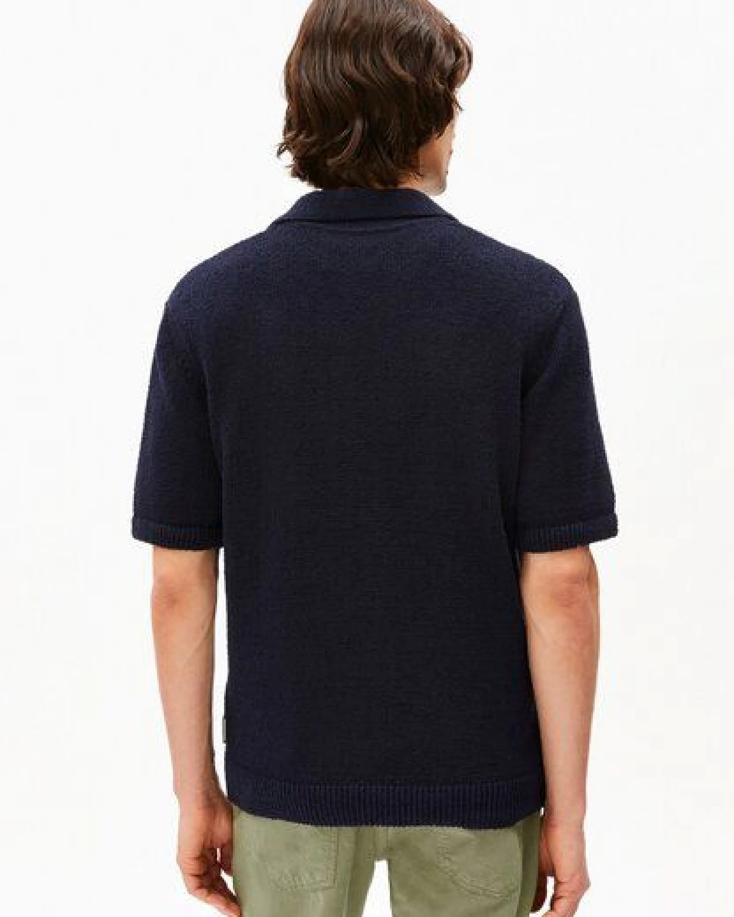 ARMEDANGELS BOUCLE Herren Polo aus Bio-Baumwoll Mix – Ansicht 2