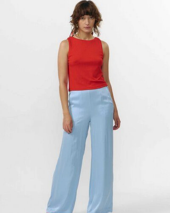 Suite13lab Damen-Rippentop ärmellos MIÑO
