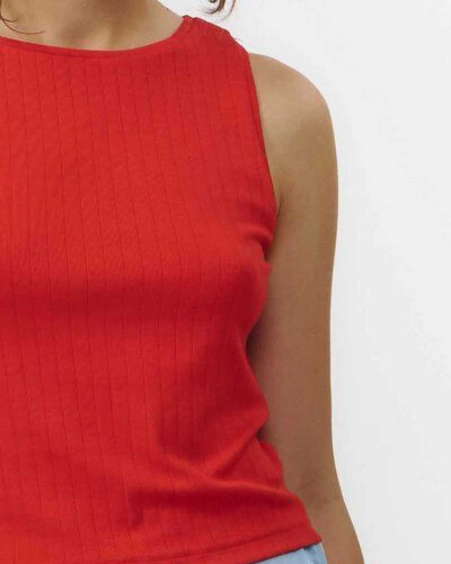 Suite13lab Damen-Rippentop ärmellos MIÑO – Ansicht 2