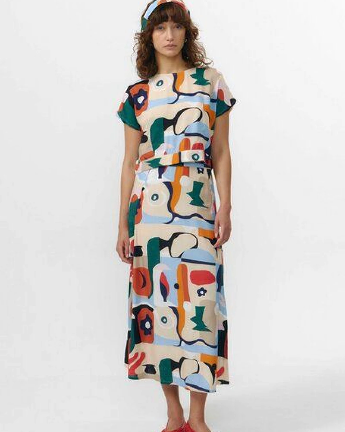 Suite13lab Cropped-Top HEBRON im Cruise-Print – Ansicht 2
