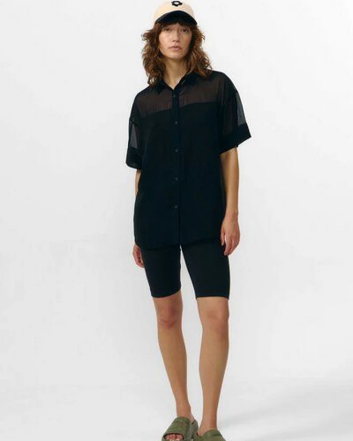 Suite13lab Kurzarmhemd MINAB Chiffon