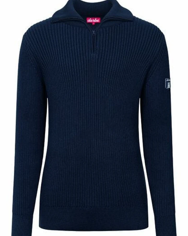 derbe Langarm-Strickpullover „Matrosenplünn“