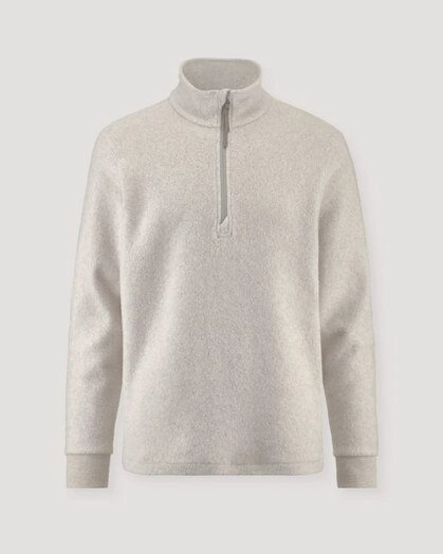 hessnatur Fleece Troyer Relaxed aus reiner Bio-Baumwolle – Ansicht 4
