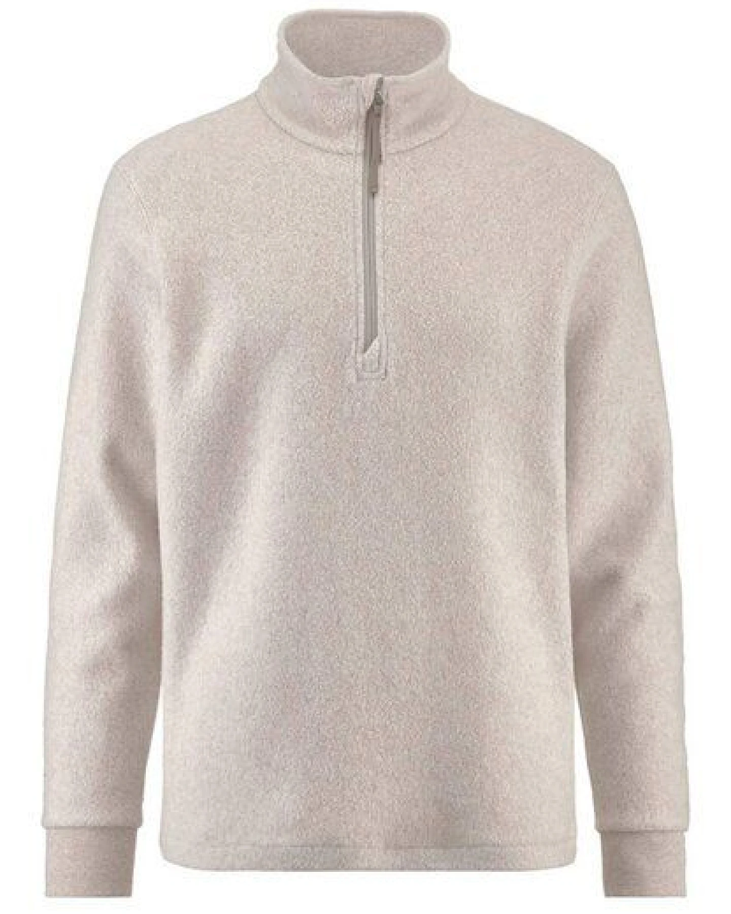 hessnatur Fleece Troyer Relaxed aus reiner Bio-Baumwolle – Ansicht 3