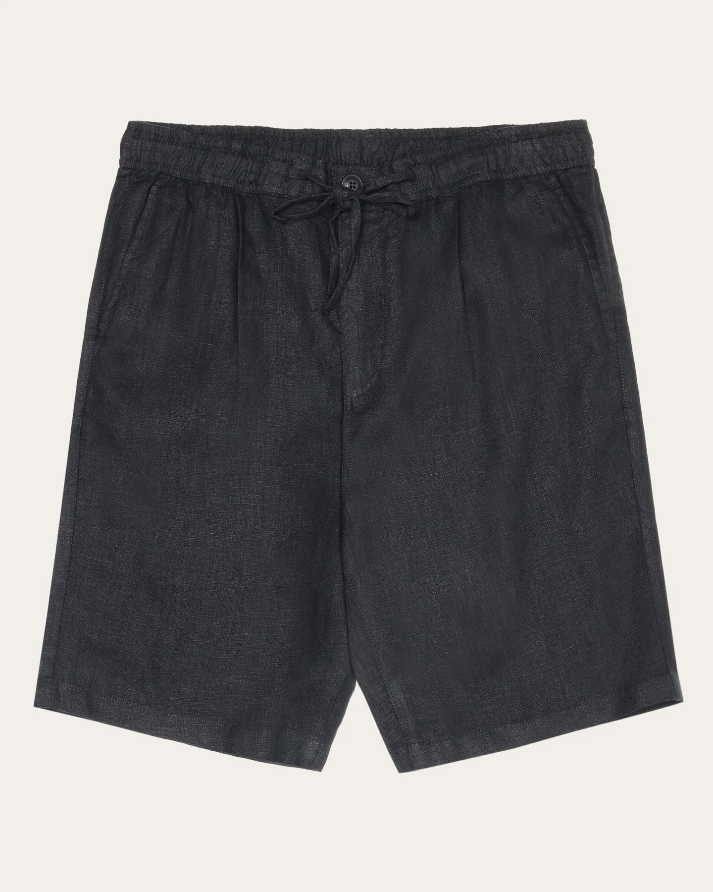 KnowledgeCotton Apparel Herren vegan Shorts Loose Black Jet – Ansicht 2
