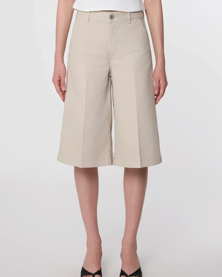 Dawn Damen vegan Shorts Eden Paper Touch Sand Stone