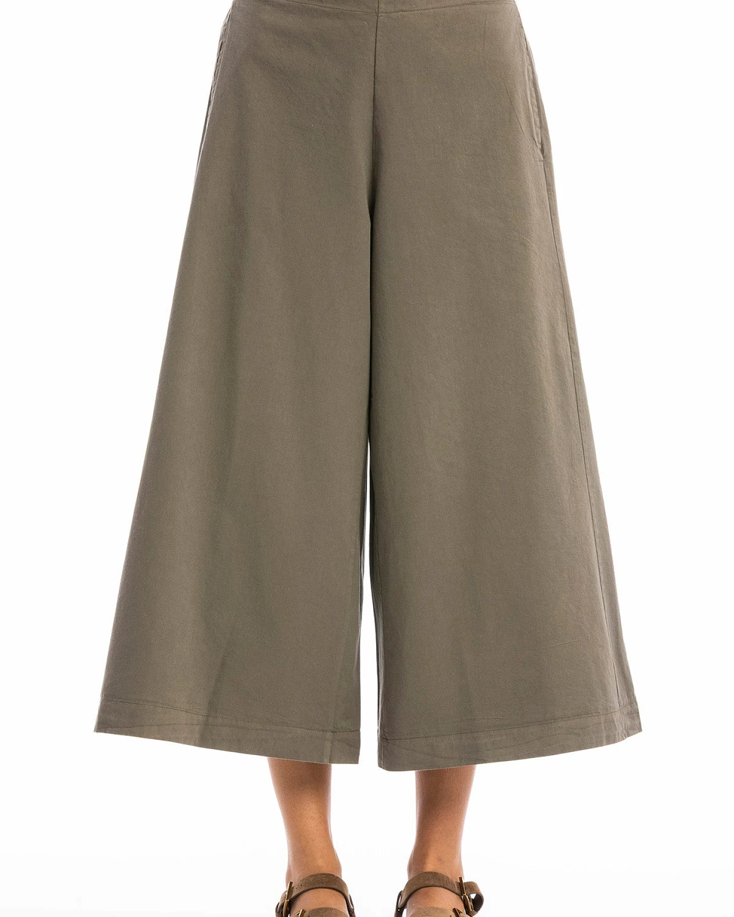 RAVENS VIEW IBIZA Damen vegan Hose Paloma Bison Braun – Ansicht 2