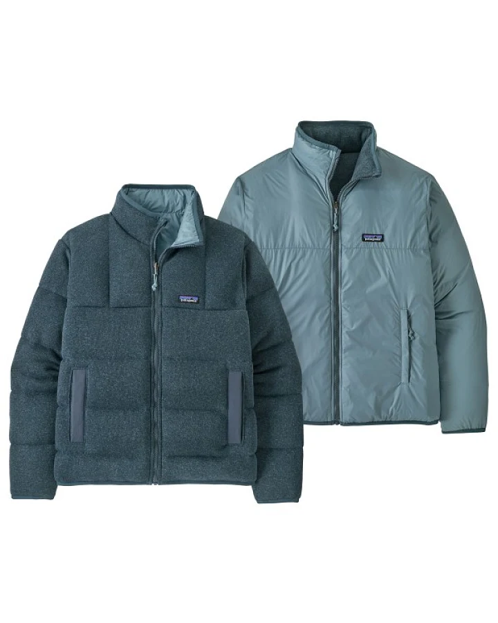Patagonia - Reversible Down Better Sweater - Daunenjacke Gr XS blau