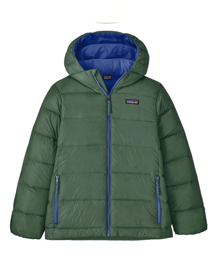 Patagonia - Kid's Hi-Loft Down Sweater Hoody - Daunenjacke Gr XS oliv