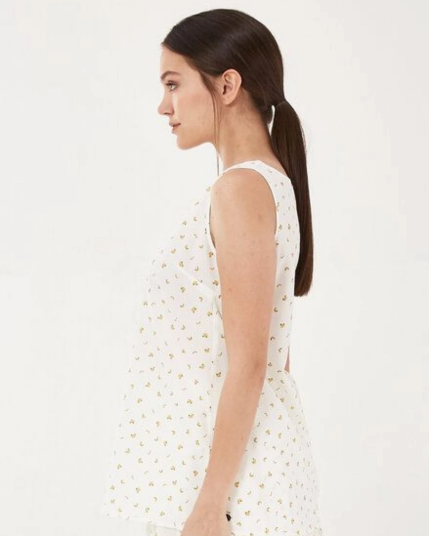 ORGANICATION Blusentop aus TENCEL Lyocell mit Allover-Print – Ansicht 2