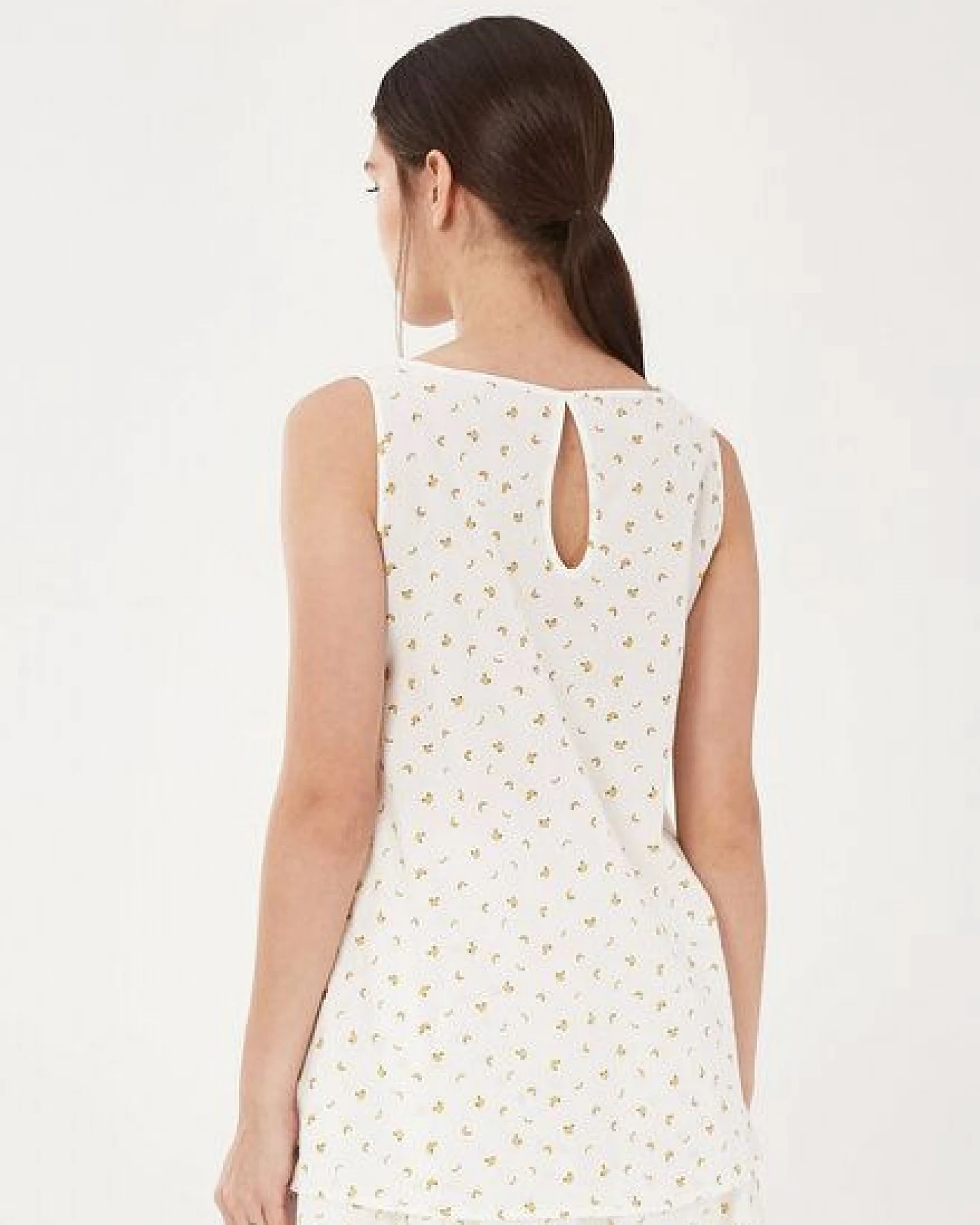 ORGANICATION Blusentop aus TENCEL Lyocell mit Allover-Print – Ansicht 3