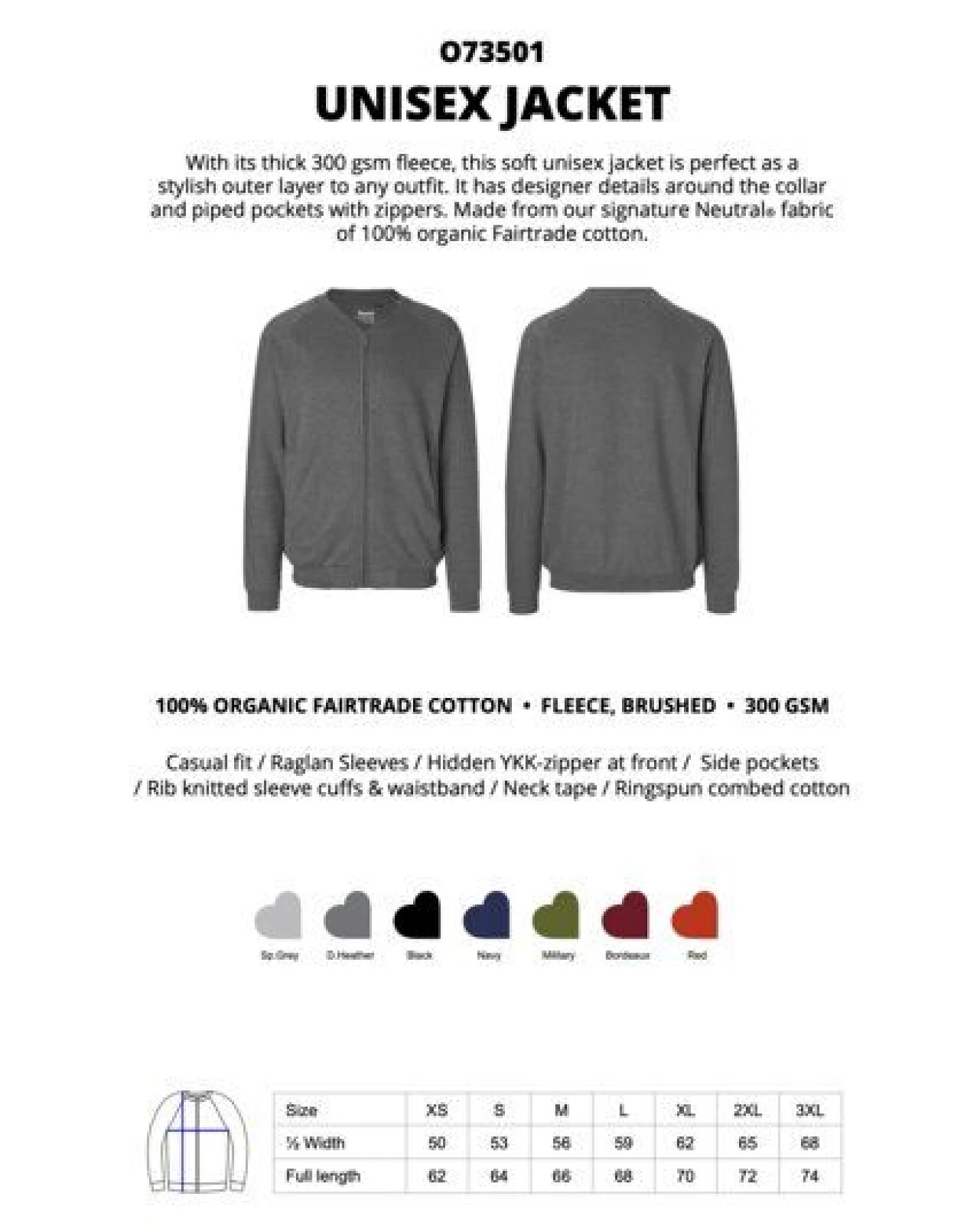 Neutral® - 3FREUNDE Unisex Jacket – Ansicht 4