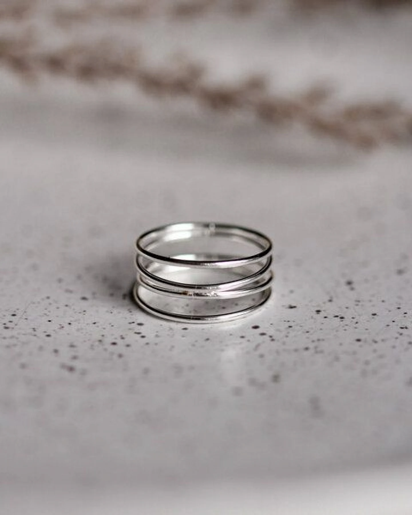 lille mus Ring 'Loop Basic' 925 Silber / vergoldet – Ansicht 2