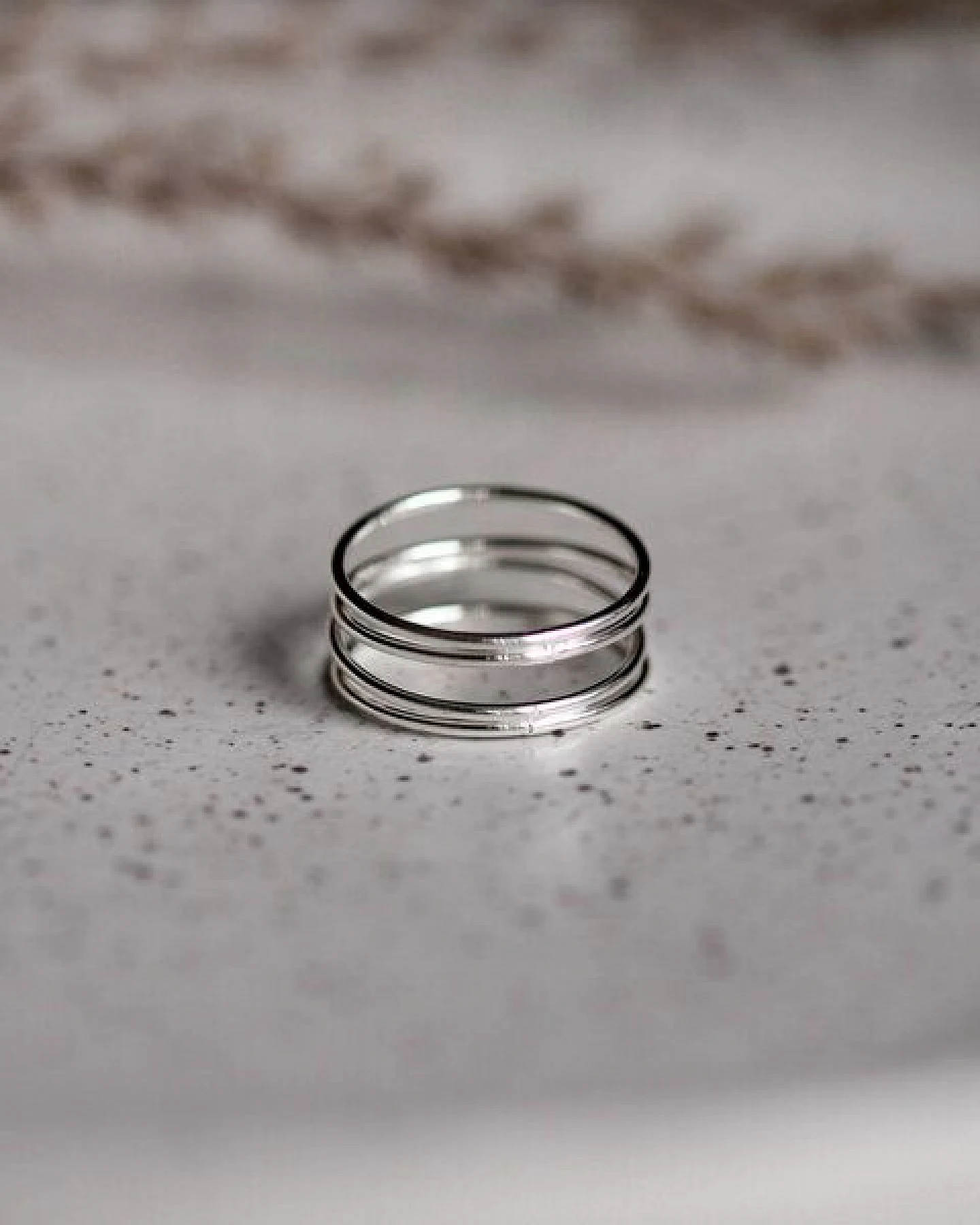 lille mus Ring 'Loop Basic' 925 Silber / vergoldet – Ansicht 3