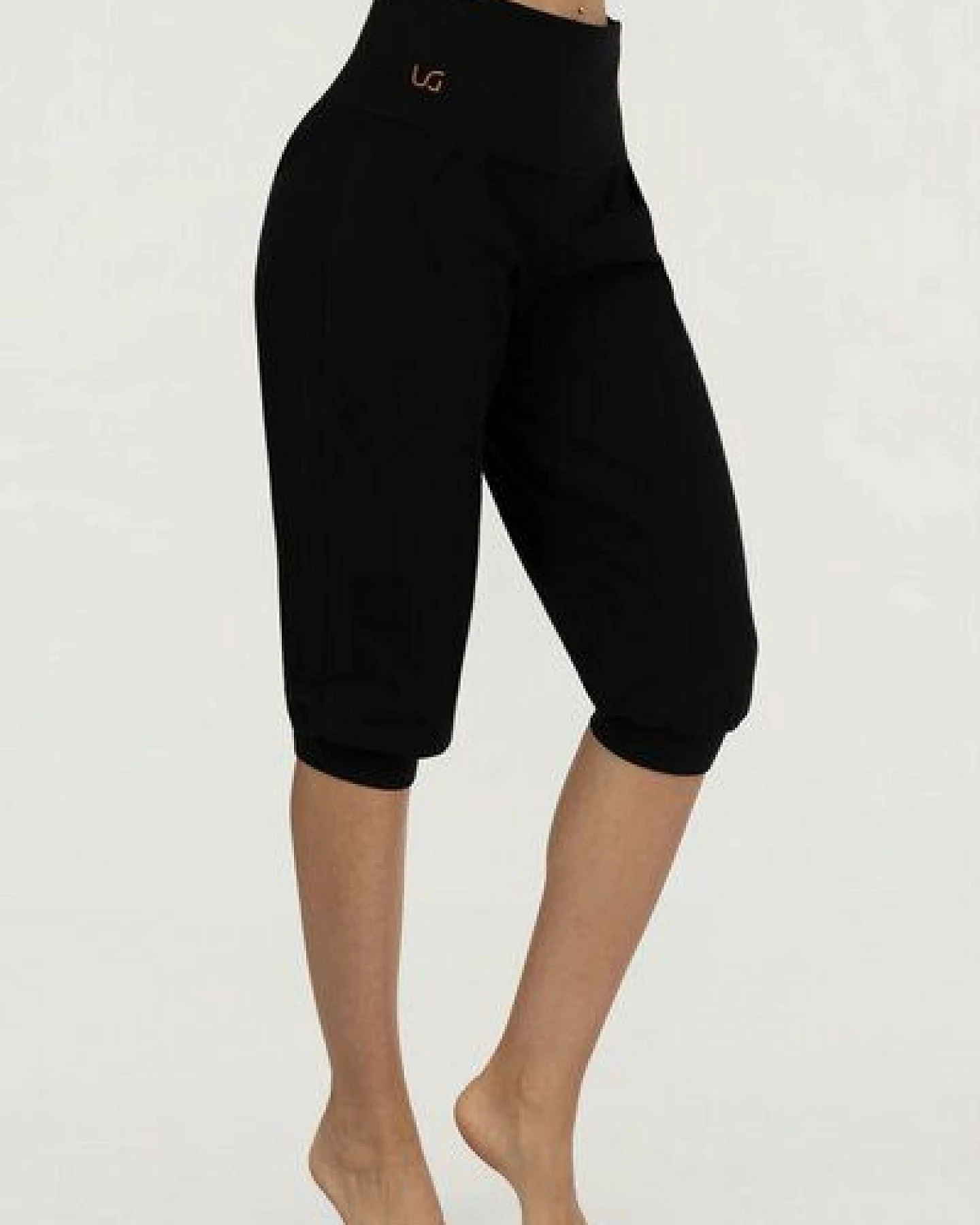 Urban Goddess Capri Yoga Hose Sukha – Bio-Baumwolle – Ansicht 2