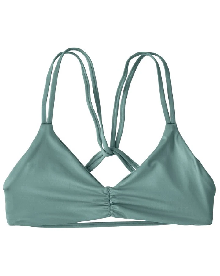 Patagonia - Women's Reversible Seaglass Bay Top - Bikini-Top Gr XL türkis