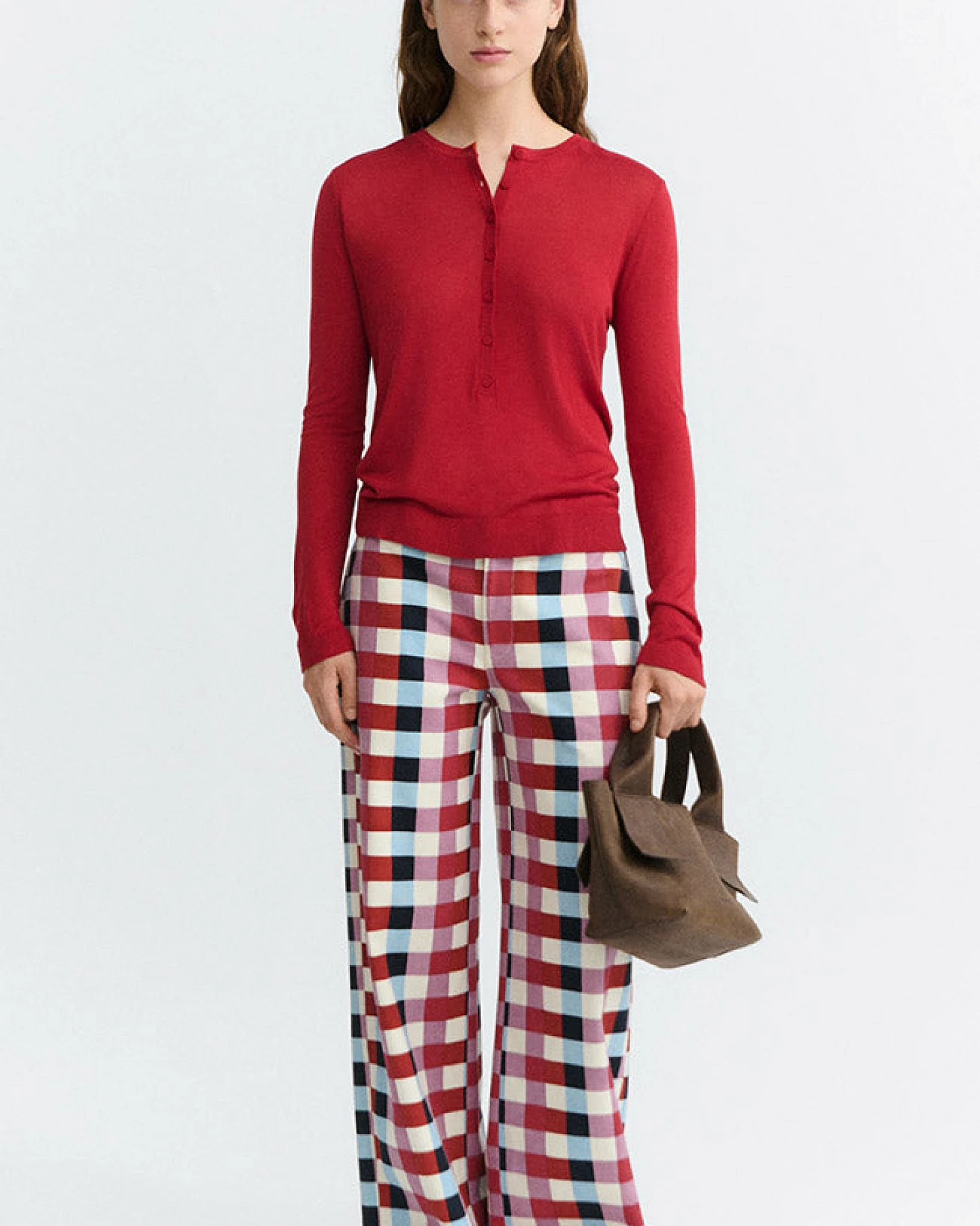 Thinking MU Damen vegan Hose Cheshire Checks Serena Mehrfarbig – Ansicht 2