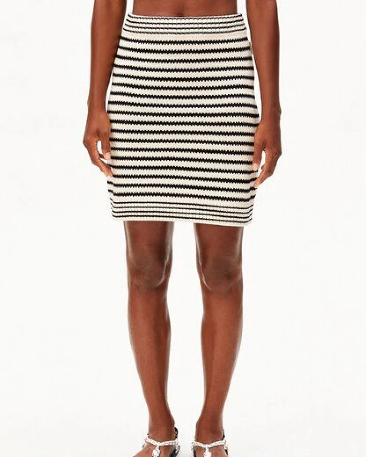 Produktseite: ARMEDANGELS STRIPE Damen Rock aus 100% Bio-Baumwolle