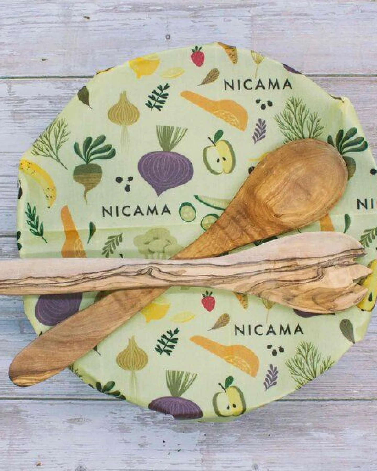 NICAMA Bienenwachstuch "Gesundes Gemüse" – Ansicht 3
